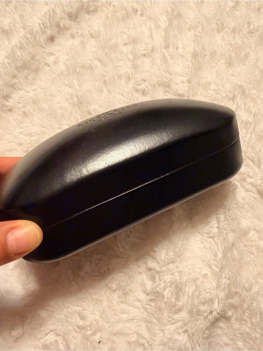 Coach Black Leather Eyewear Case